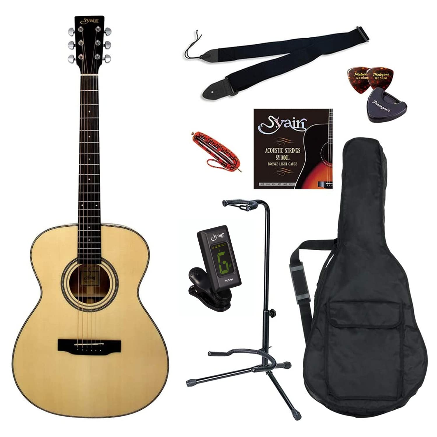 アコースティックギター Syairi YF-05/N Amazon | S.Yairi ヤイリ アコースティックギター 9点 スペシャル